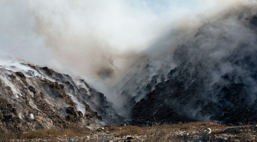 Praia Battles Toxic Landfill Fires on Santiago Island